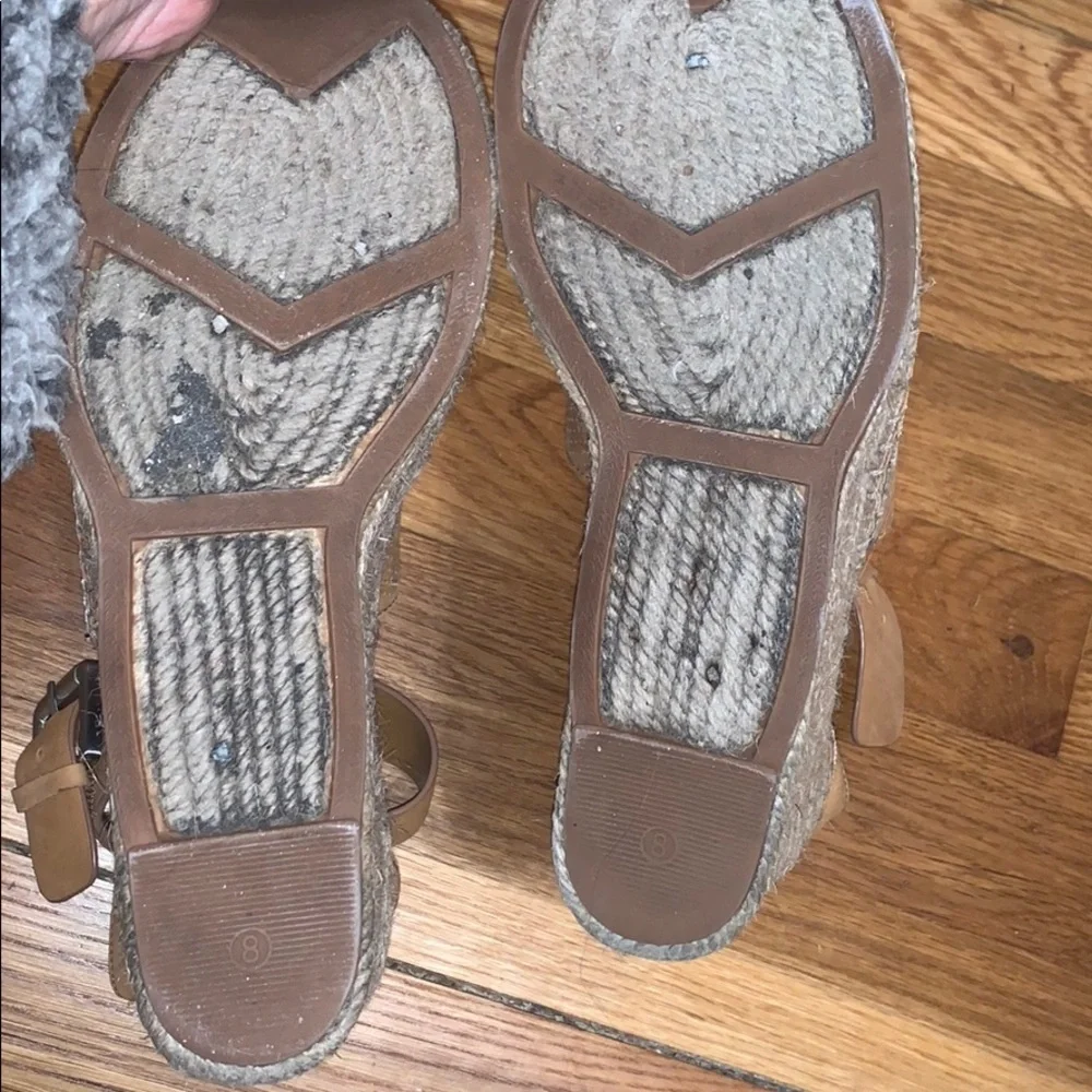 Marc Fisher Allison Perforated Espadrille Wedge